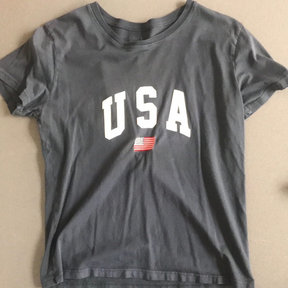 BRANDY MELVILLE navy blue USA t-shirt
